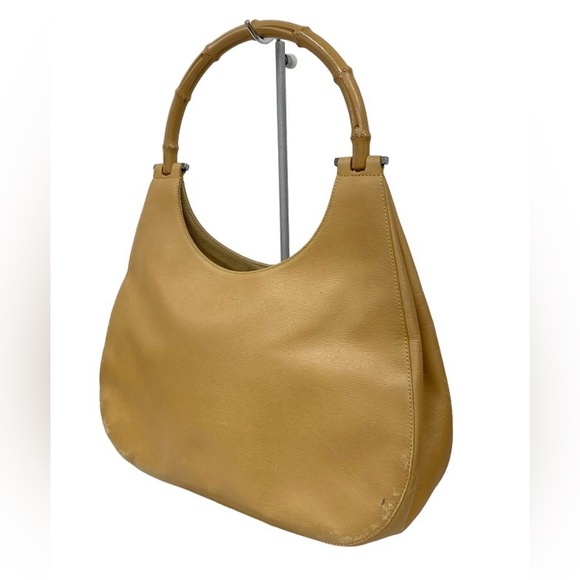 SALE - Gucci Bamboo Handle Leather Purse - 100% Authentic - Picture 3 of 9